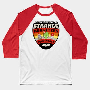 Strange Realities 2020 Official Crest Logo Baseball T-Shirt